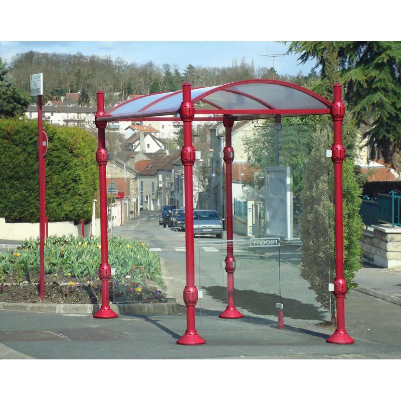 Buswartehalle Province Agora Seitenansicht