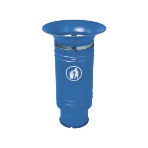 Abfallbehälter Cergy in Blau