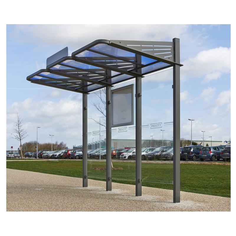 Buswartehalle Convi Perspektive mit Securitglas