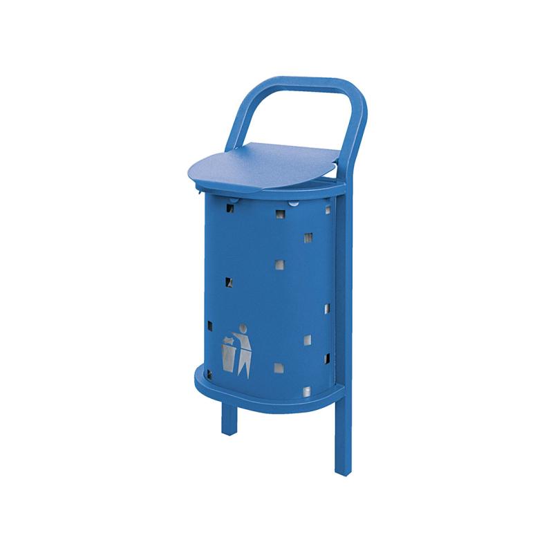 Abfallbehälter Convi in Blau