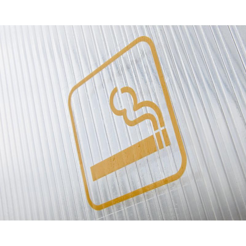 Raucherunterstand Eco Detailansicht Aluminiumverbinder