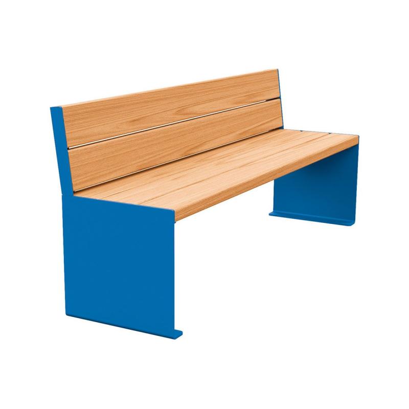 Sitzbank KUBE in Blau