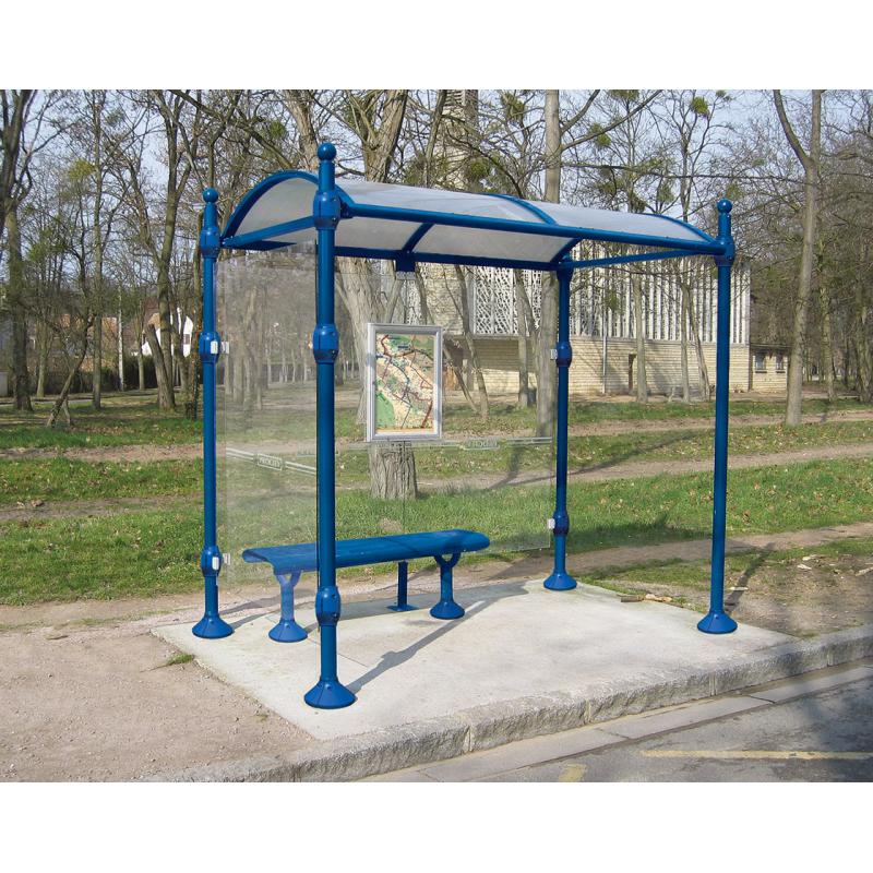 Buswartehalle Province Kugel Seitenansicht