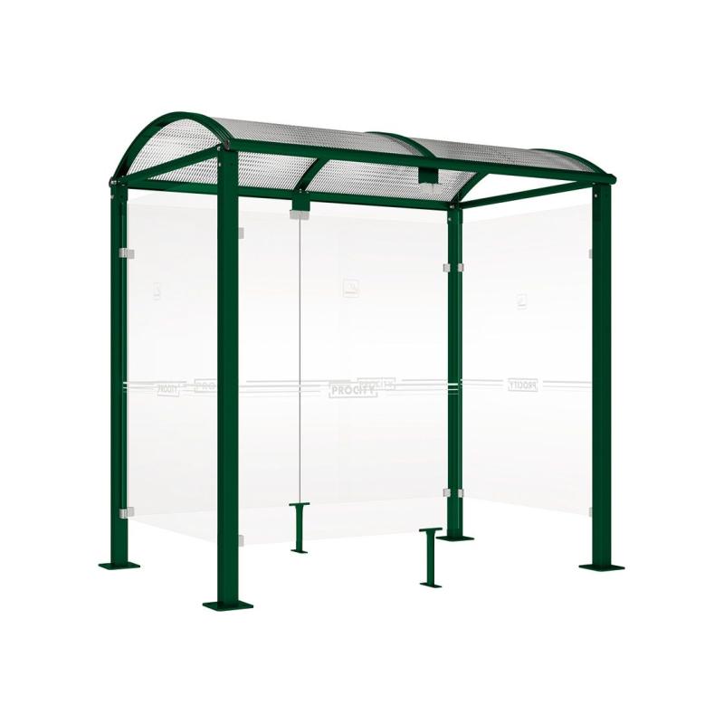 Raucherunterstand Klassik Medium in Grün