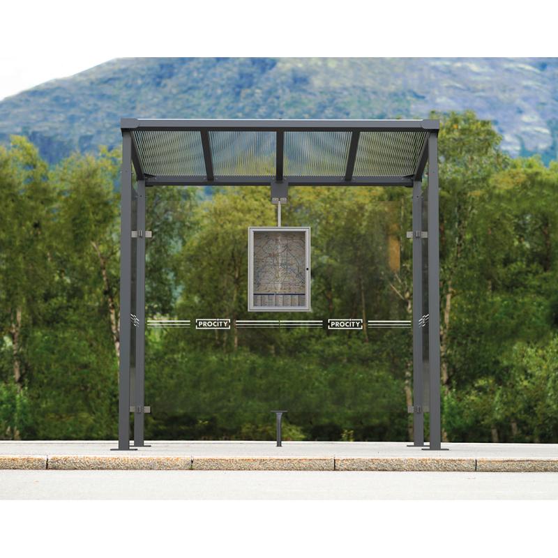 Buswartehalle Milano Perspektive
