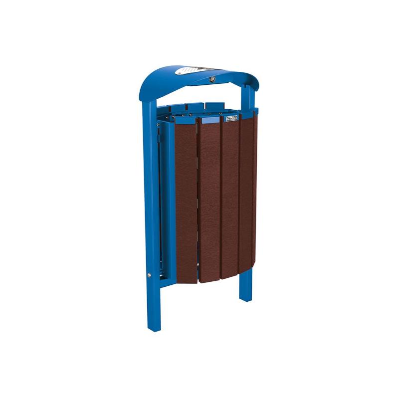 Abfallkorb Silaos Kunststoff in Blau