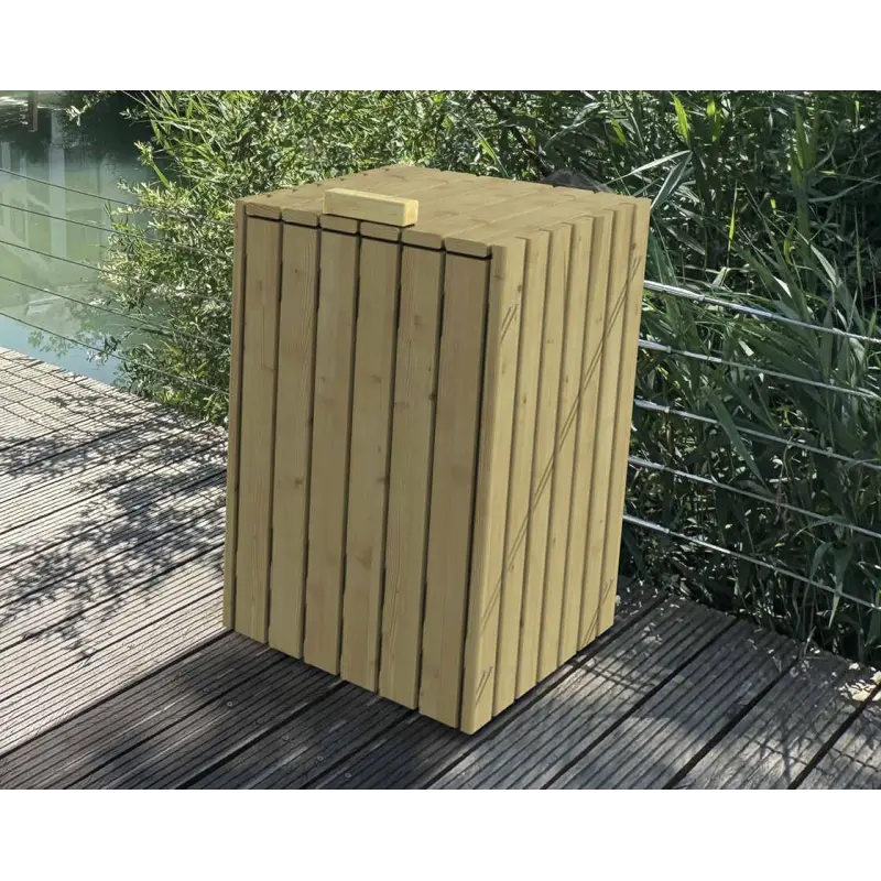 Abfallbehälter Turin 160 Liter – Produktansicht 2