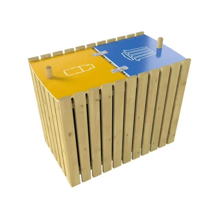 Abfalltrennsystem Turin 2 x 100 Liter – Produktansicht 1
