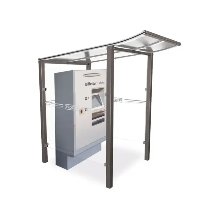 Automatenüberdachung Modulo – Produktansicht 1