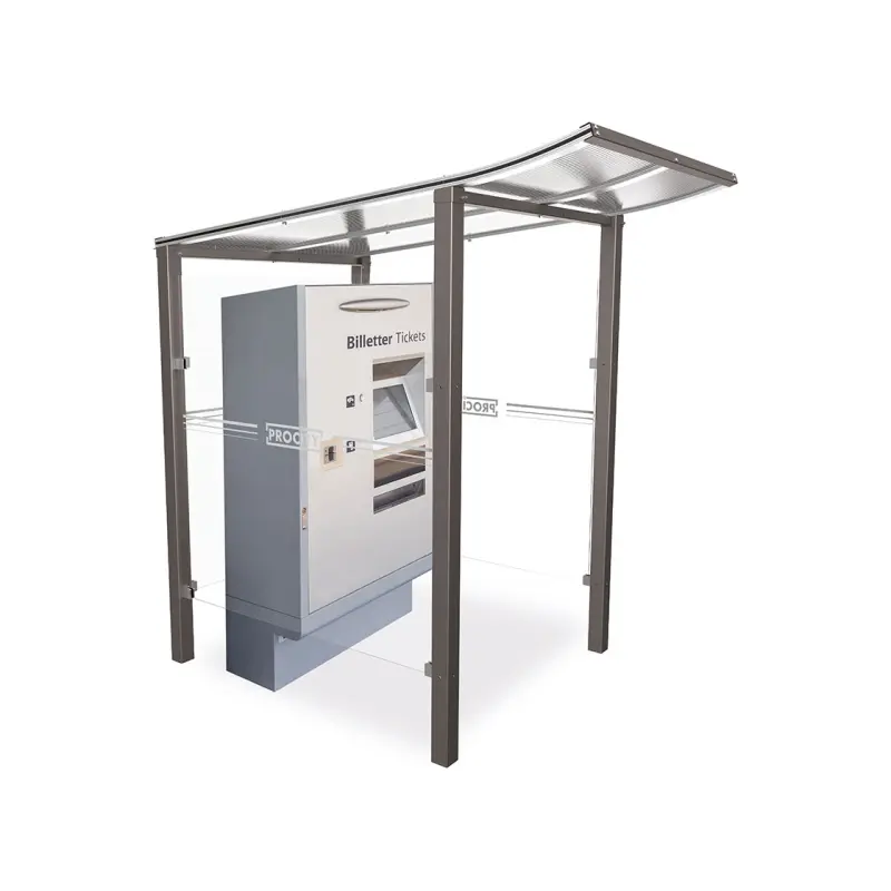 Automatenüberdachung Modulo – Produktansicht 1