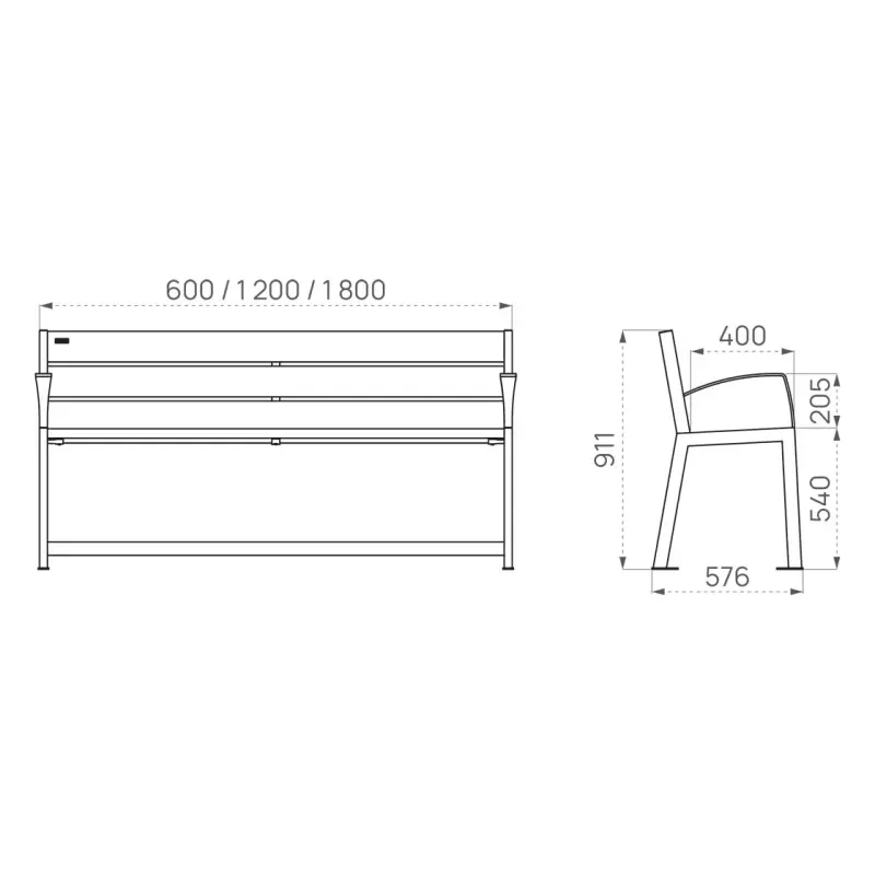 Bank Silaos® für Senioren – Produktansicht 6