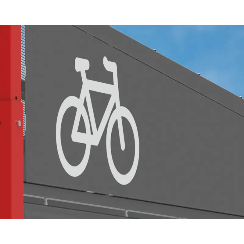 Fahrradüberdachung Milano – Produktansicht 3