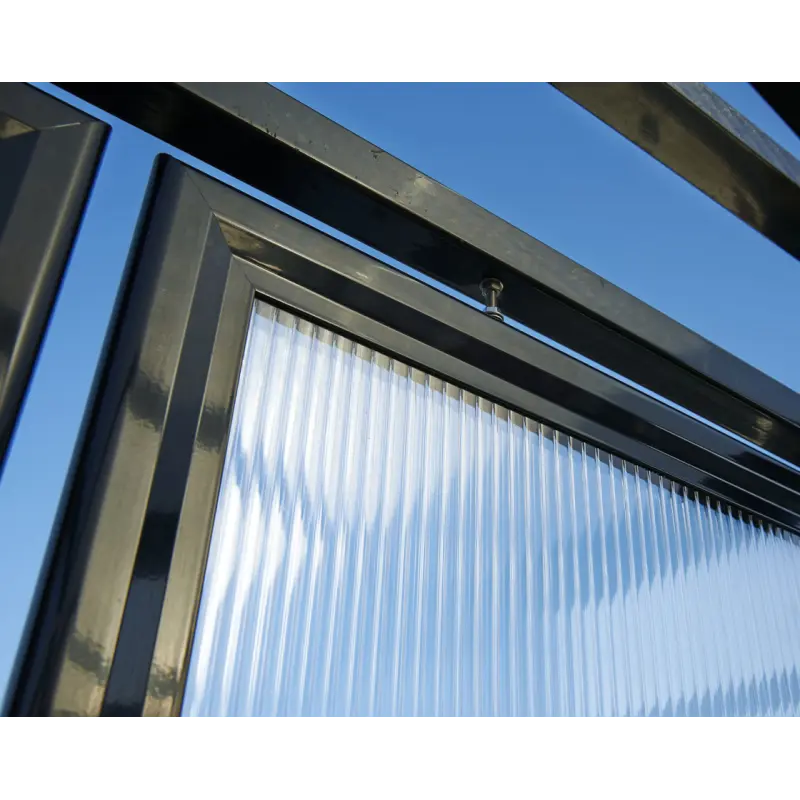 Fahrradüberdachung Vierkantrohr „M“ mit Polycarbonat-Verkleidungen – Produktansicht 8