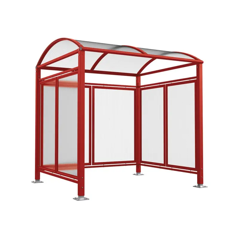 Fahrradüberdachung Vierkantrohr „M“ mit Polycarbonat-Verkleidungen – Produktansicht 10