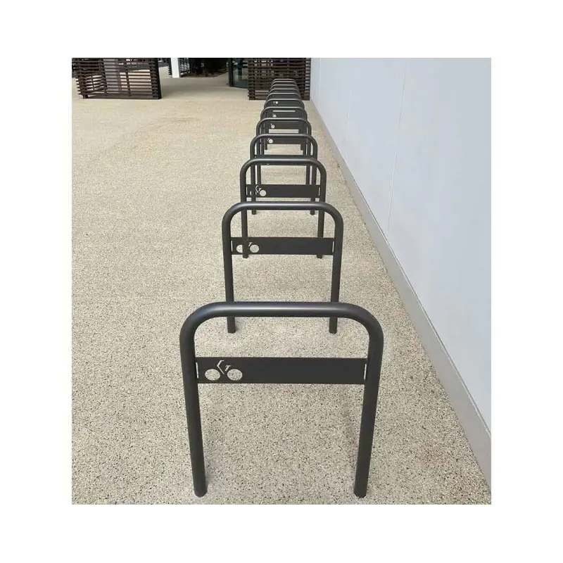 Fahrradbügel gebogen mit Beschilderung – Produktansicht 2