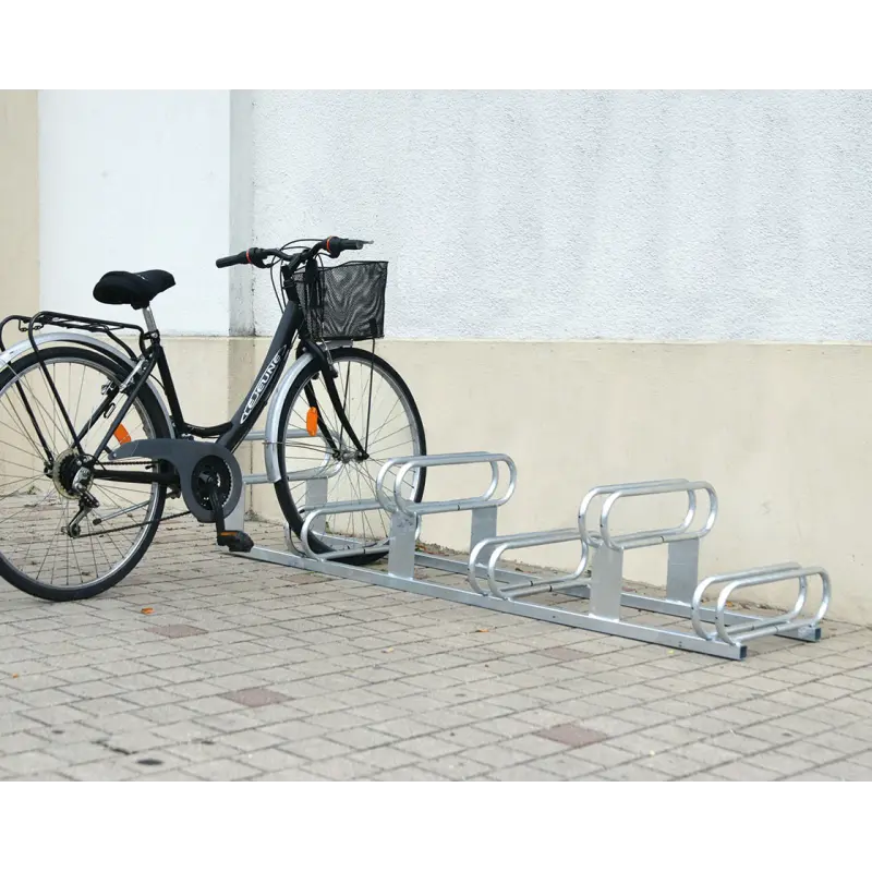Fahrradständer mit höhenversetzt 6 Plätze – Produktansicht 1