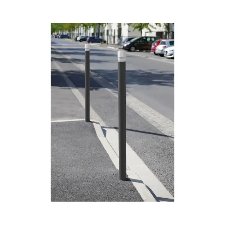 Flexible Absperrpfosten mit Warnfarbe - Kopfmodell City – Produktansicht 1