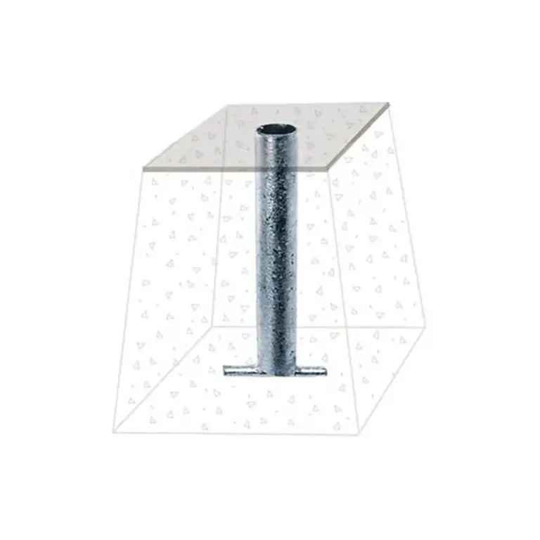 Hülse für Rohr 30 x 30 mm – Produktansicht 1
