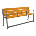 Mittelarmlehne für Silaos® Bank – Produktansicht 1