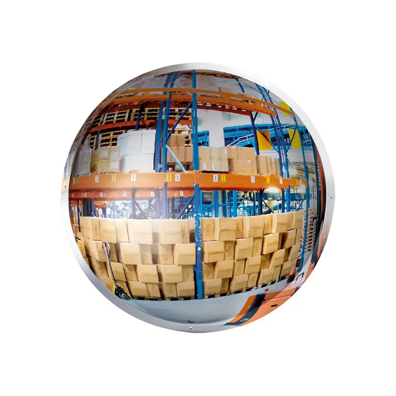 Panoramaspiegel – Halbkugel – Wandmontage – Produktansicht 1