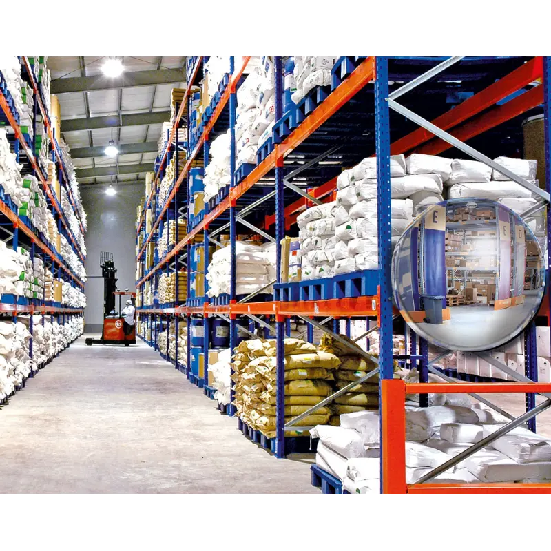 Panoramaspiegel – Halbkugel – Wandmontage – Produktansicht 2