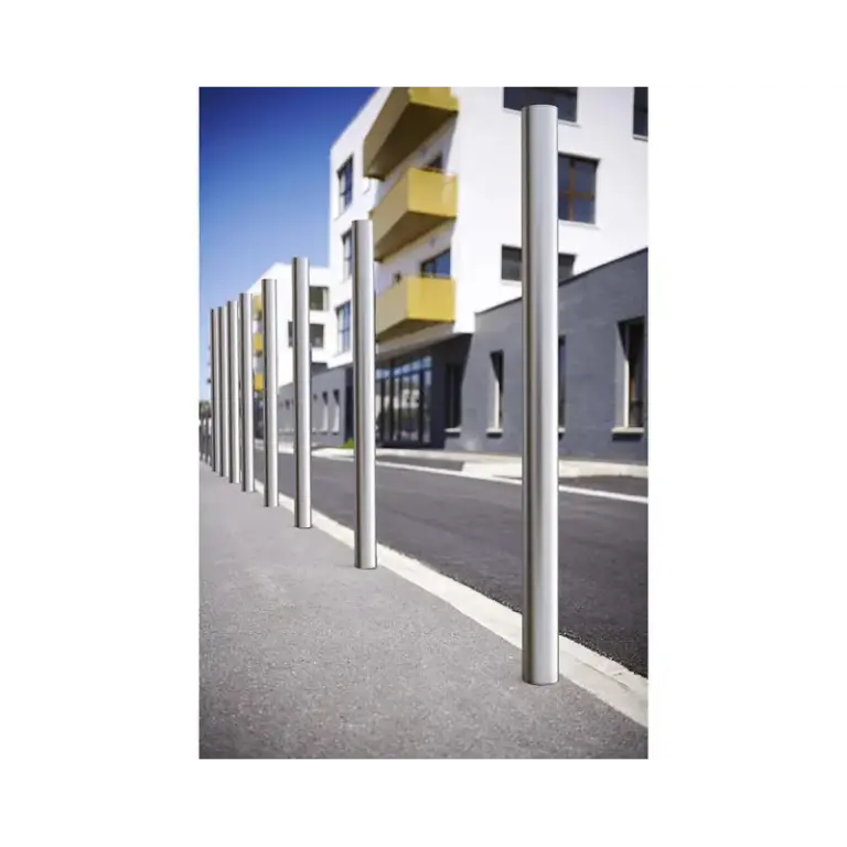 Pfosten aus Edelstahl Ø76mm – Produktansicht 1