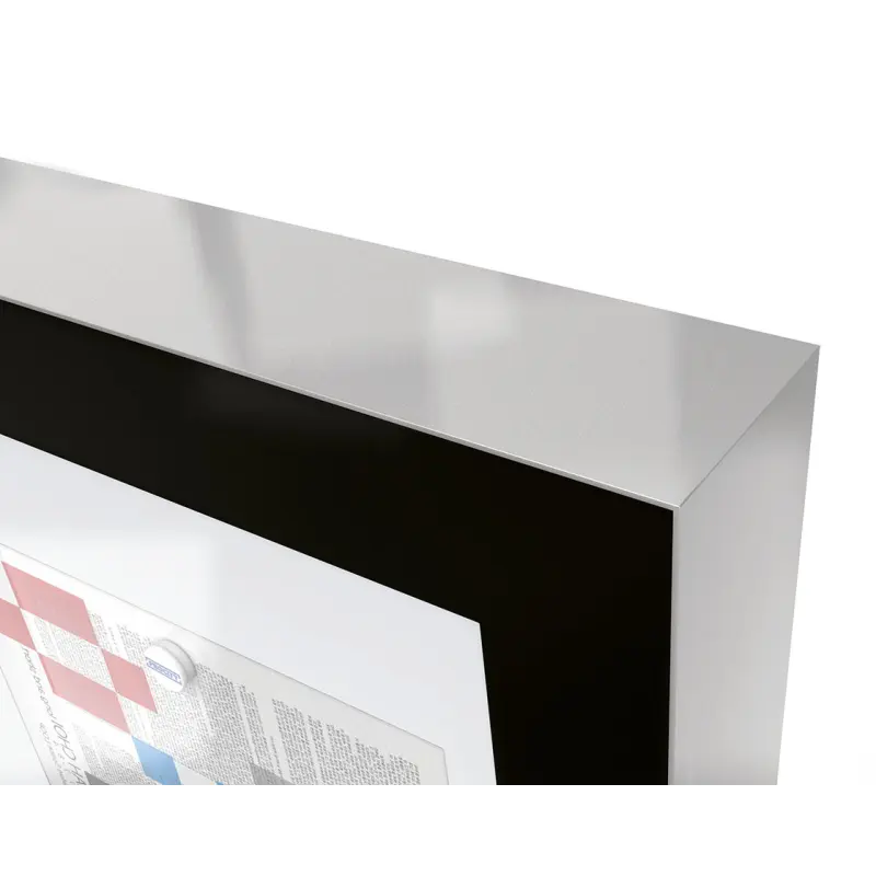 Schaukasten Edge Bautiefe 80 mm mit Pfosten – Produktansicht 3