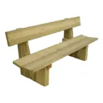Sitzbank Lille (unbehandeltes Holz) – Produktansicht 1
