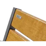 Sitzbank Silaos® mit 6 Holzleisten – Produktansicht 1