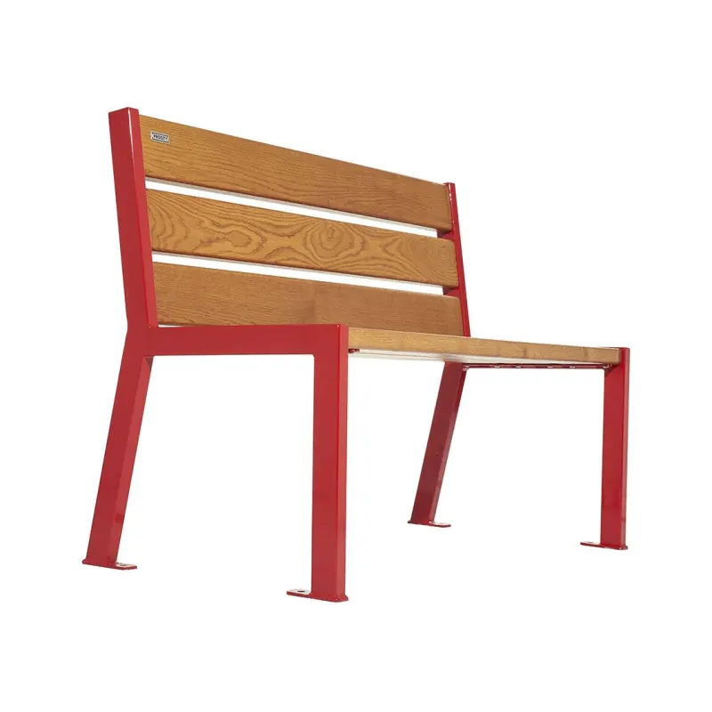 Sitzbank Silaos® mit 6 Holzleisten – Produktansicht 8