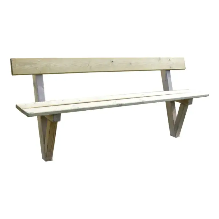 Sitzbank Turin (unbehandeltes Holz) – Produktansicht 1