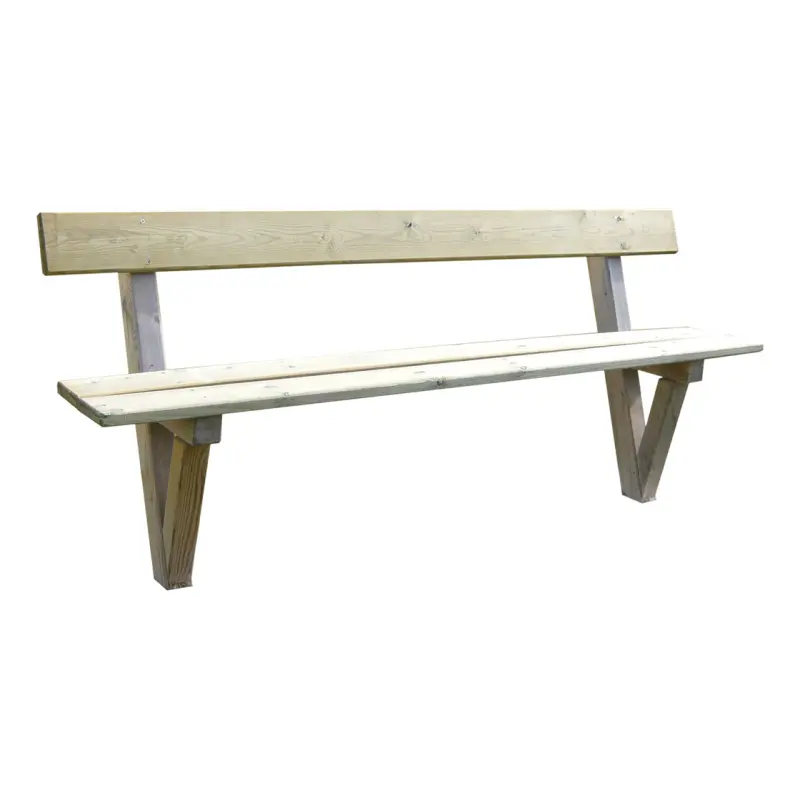 Sitzbank Turin (unbehandeltes Holz) – Produktansicht 1