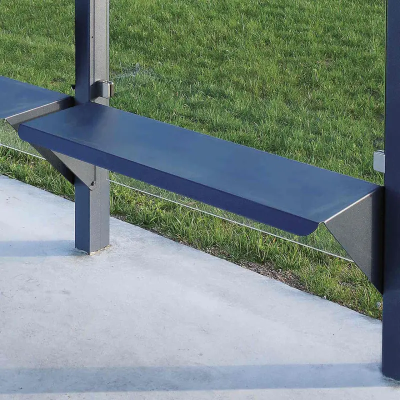 Sitzbank mit Rückenlehne für Wartehalle Convi® – Produktansicht 6