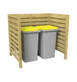 Tür aus Kompaktlaminat für Modulable-Mülltonnenverkleidung – Produktansicht 6