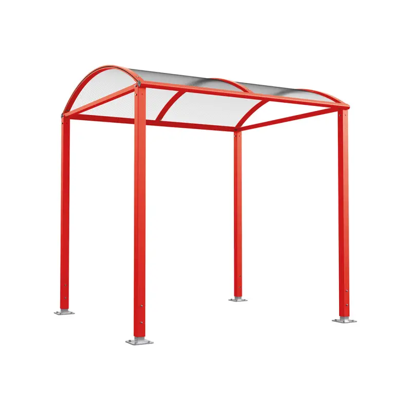 Wegüberdachung Vierkantohr "M" mit Polycarbonat-Verkleidungen – Produktansicht 6